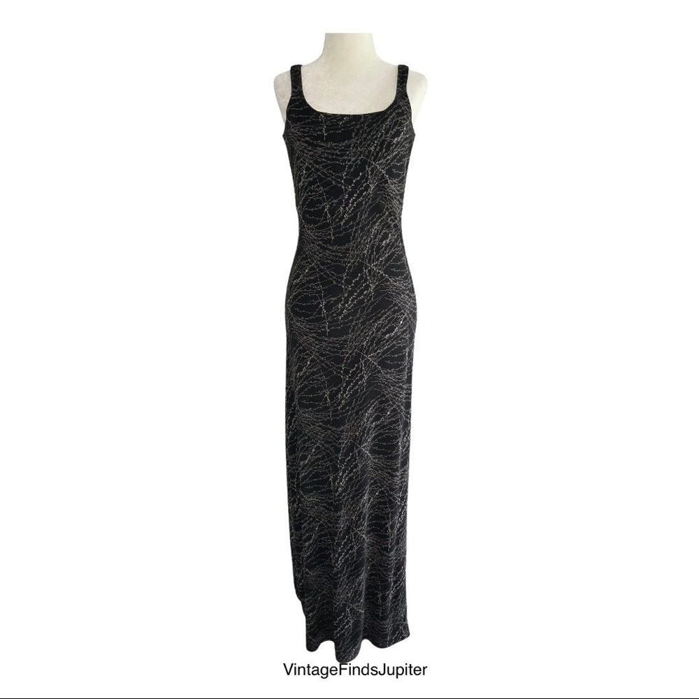 Banana Republic Sleeveless Maxi Column Dress Sz XS Vintage
